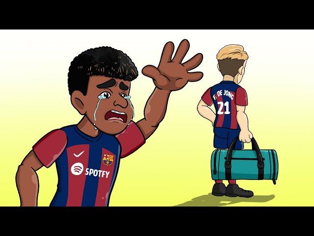 Frenkie de Jong’s Departure from Barcelona: What Went Wrong?! - Football Animation