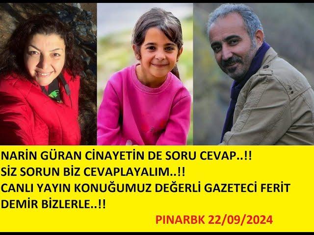 CANLI YAYIN KONUĞUMUZ DEĞERLİ GAZETECİ FERİT DEMİR BİZLERLE