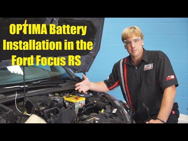 Ford Focus RS (2016) OPTIMA Upgrade - New Battery Install