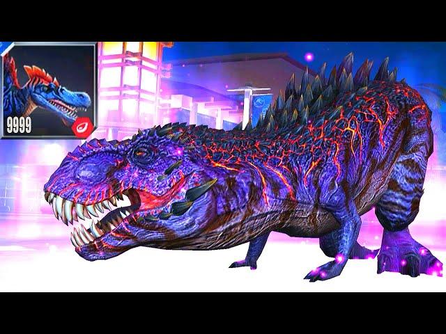 SPINOSAURUS MAX LV 9999 | JURASSIC WORLD THE GAME