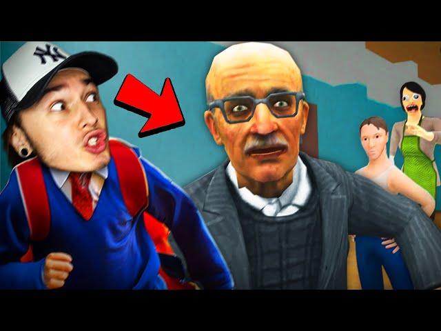 СБЕЖАЛ ОТ РОДАКОВ В ШКОЛЕ и ЭТО ЗАКОНЧИЛОСЬ ПЛОХО!! (SchoolBoy Escape Runaway)