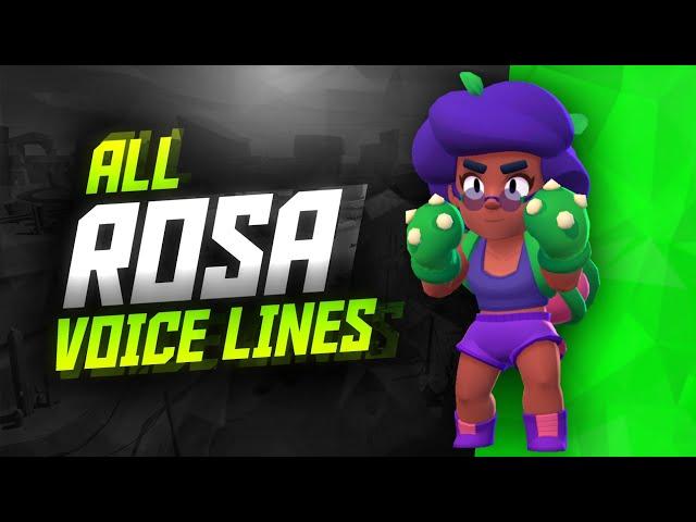 ROSA Voice Lines | Brawl Stars