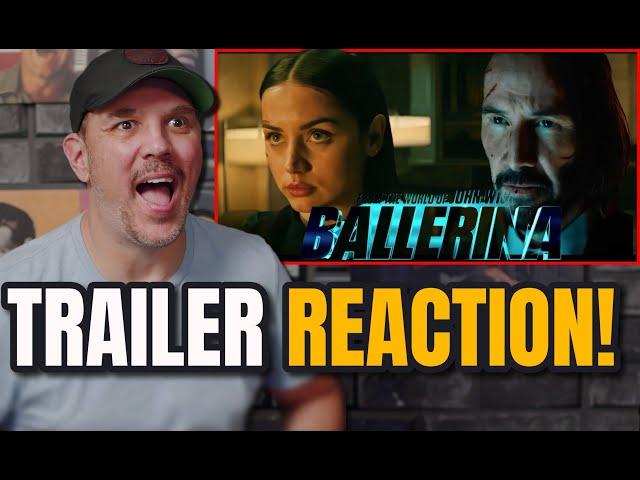 From the World of John Wick: Ballerina (2025) TRAILER REACTION!!