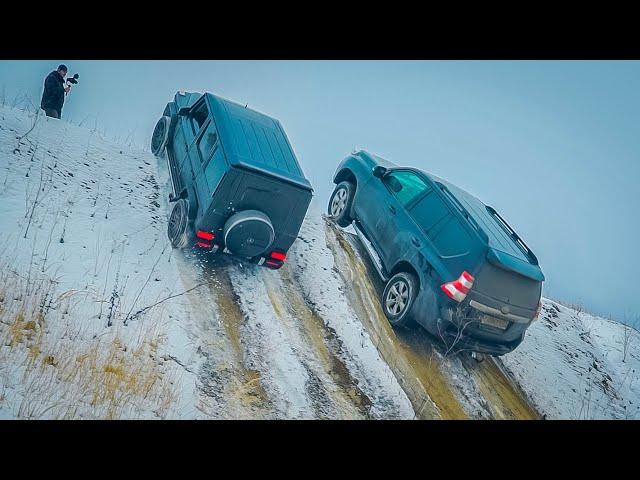 НИКТО НЕ ОЖИДАЛ!! TOYOTA PRADO АТАКУЕТ ГЕЛИК и RANGE ROVER