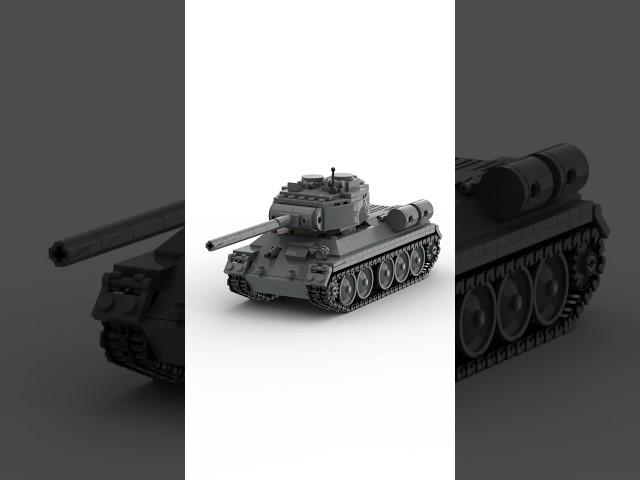 🪖LEGO Military Tank T-34 85. Unbelievable LEGO MOC