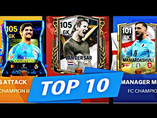 TOP 10 BEST GOALKEEPERS IN FC MOBILE ️