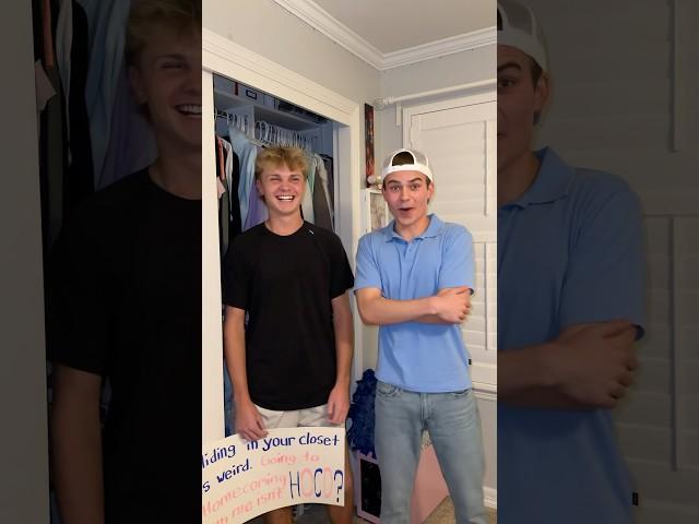 He’s asking my sister to homecoming!