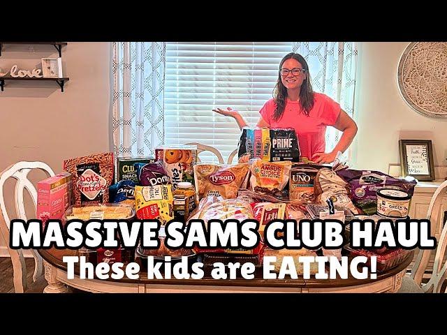 MASSIVE SAMS CLUB HAUL  | These kids eat EVERYTHING!!