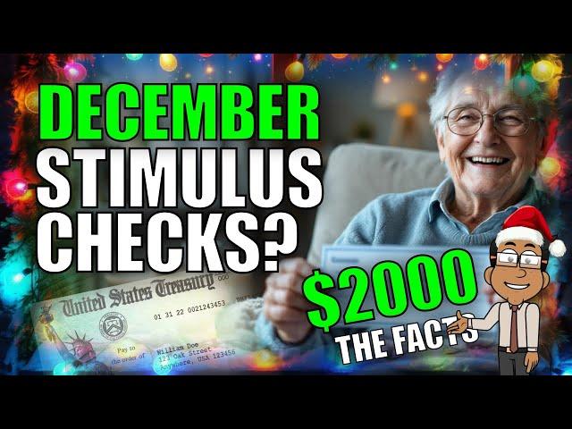 December 2024: $2000 4th Stimulus Check Update | The Facts | Social Security, SSDI, SSI, Low Income