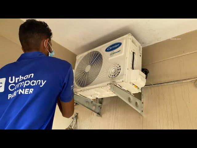 Urban Company Split Ac Service with Foam jet technology || Gas filling || Deep clean Ac service 2022