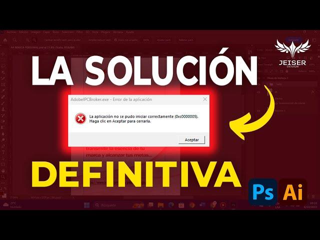 Solución al problema de Adobe IPC Broker exe en Photoshop e Illustrator 2023