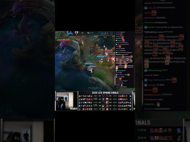 LCS C9 AFK Final Game Absolute cinema Lmao #leagueoflegends