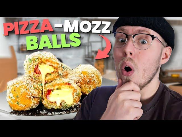 I Invented the Next Viral Food Snack - Mozzarella Pizza Balls!