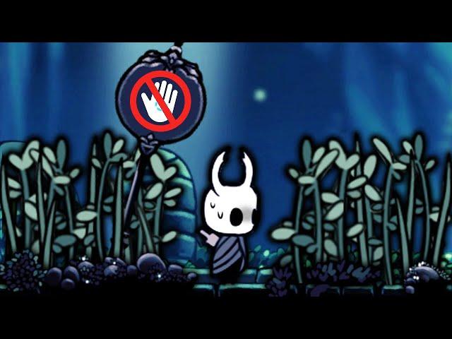 Can you beat Hollow Knight without touching Grass?