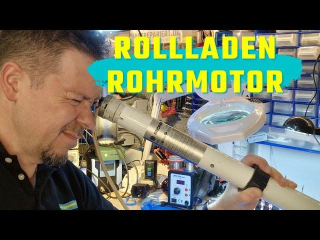 Rollladen Rohrmotor defekt - hier Becker // was ist ein Kondensatormotor ?