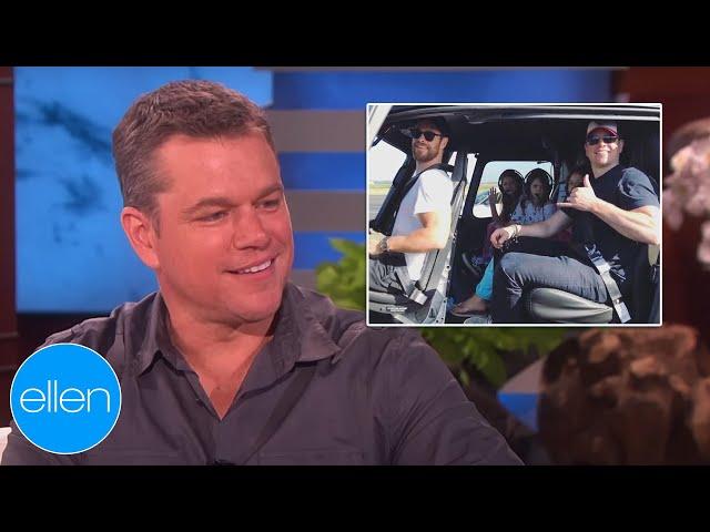 Matt Damon Full Interview: Vacationing with Chris Hemsworth, Suburbicon