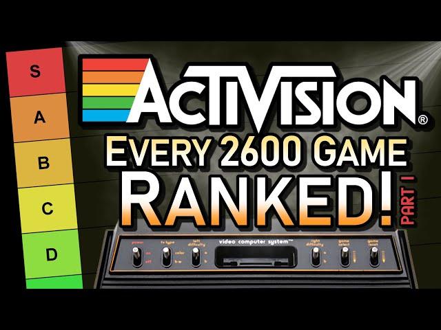 The Ultimate Activision/Atari 2600 Tier List - ALL 44 GAMES RANKED - Part One