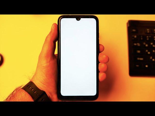 Почему у телефона белый экран? Нет изображения на экране смартфона!