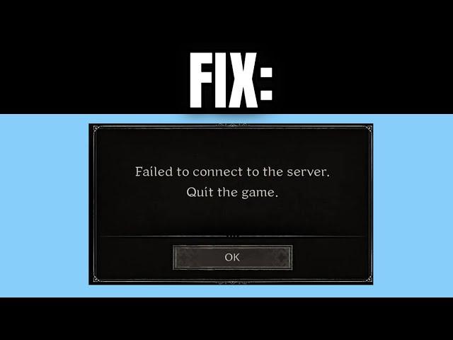 How to Fix Dark and Darker Failed To Connect To The Server | Stuck On Connecting Error