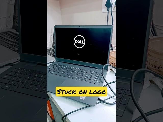 Dell Inspiron laptop won't boot and is stuck on Dell logo screen