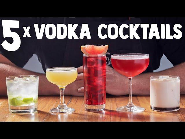 5 x Easy Vodka Cocktails (part 1)