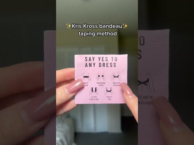 Slay with Busties Kris Cross bandeau taping method! 