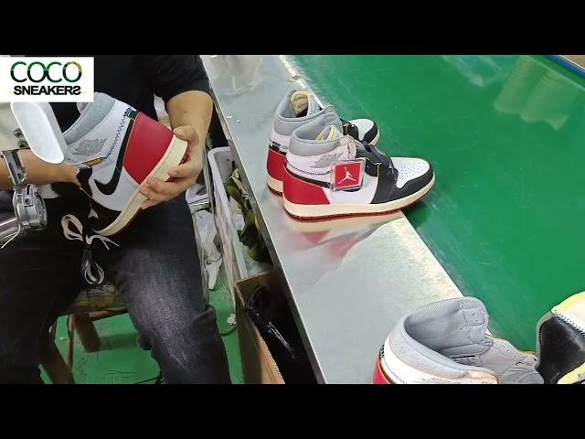 GD Updated Jordan 1 Union Los Angeles Black Toe