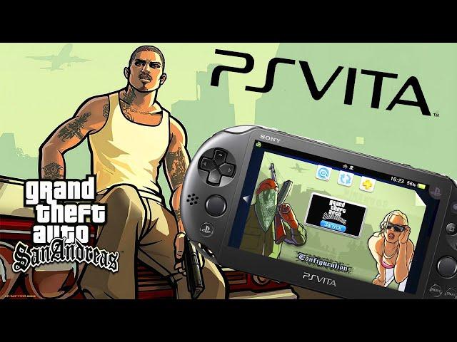 Ps Vita GTA San Andreas/FPS Test/ГТА Сан Андреас на ps Vita gameplay