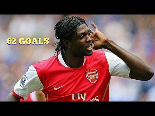 Emmanuel Adebayor : All 62 goals for Arsenal