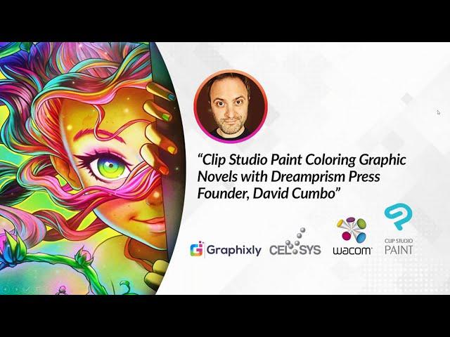 Webinar  - Coloring Graphic Novels with Dreamprism Press Founder David Cumbo