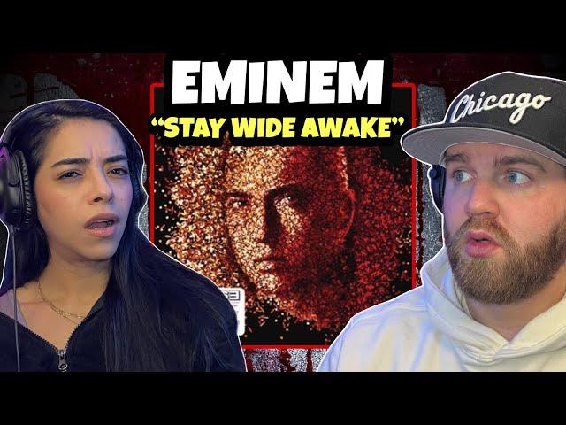 Eminem almost made Karen QUIT MID REACTION:  Eminem- Stay Wide Awake (First Time Reaction)