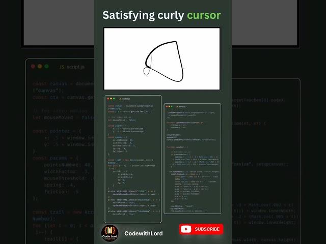 cursor using html css and javascript @CodewithLord #html5 #css3 #codesnippet #programming