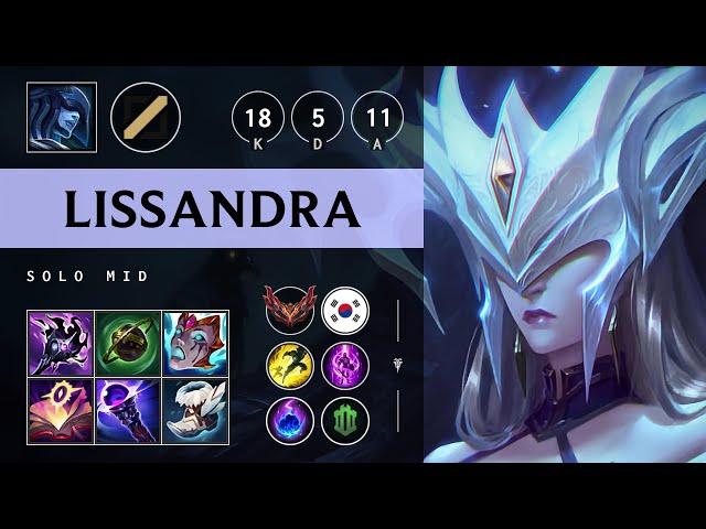 Lissandra Mid vs Sylas: Super CC - KR Grandmaster Patch 14.23