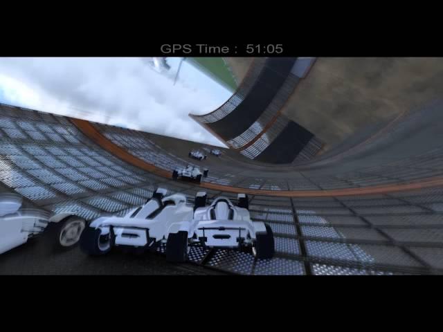 Trackmania2 420 Jasper multiple ghosts on Beware the 64x64