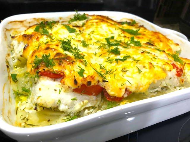 РЫБА В ДУХОВКЕ. Так Готовлю Любую Рыбу! Достойный Конкурент Мясо по-Французски.