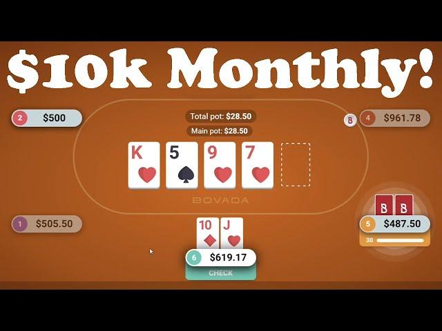 Making $10k Per Month Online Poker - You Need To Do This! ️