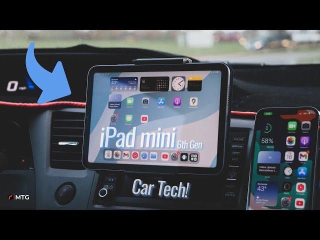 Car Mount For iPad: My iPad Mini 6 Car Setup!