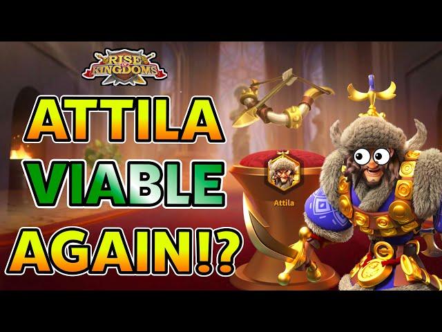 Attila Museum Buff Testing | Rise of Kingdoms