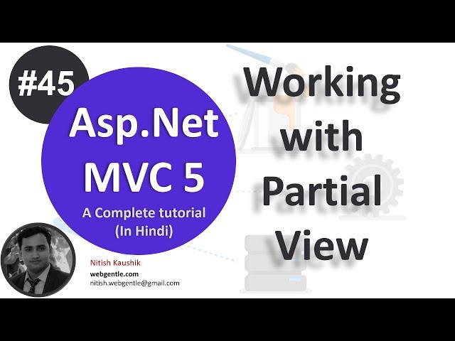 (#45) Partial view in mvc  5 | mvc tutorial for beginners in .net c#