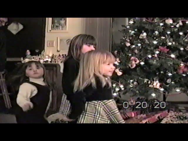 Opening xmas gifts 1998