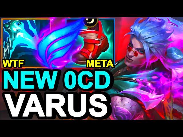 Wild Rift China Varus ADC - 20KILL New Essence Reaver Varus Build Runes - Sovereign Rank Gameplay