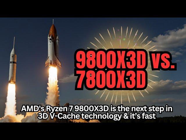 AMD 9800X3D vs. 7800X3D CPU #news #amd #9800x3d #7800x3d #cpu @3DGAMEMAN