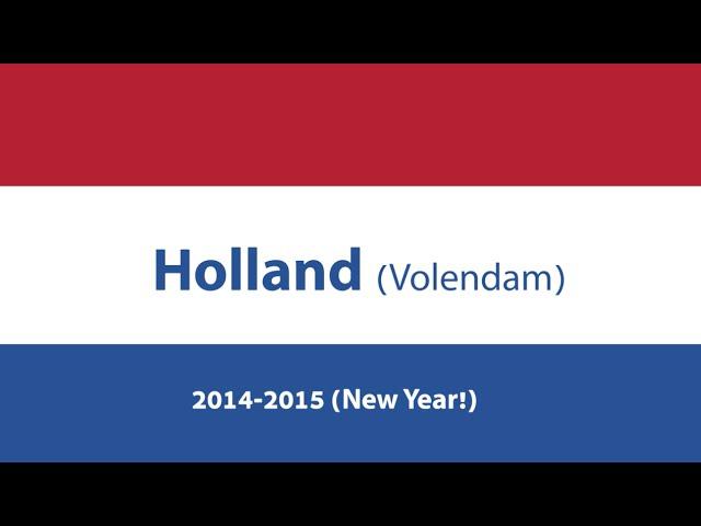 Volendam, Holland (Волендам, Голландия) NY 2014-2015