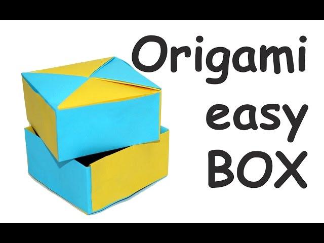 DIY paper crafts easy origami box/ Paper box making / How to make a paper box / Julia DIY