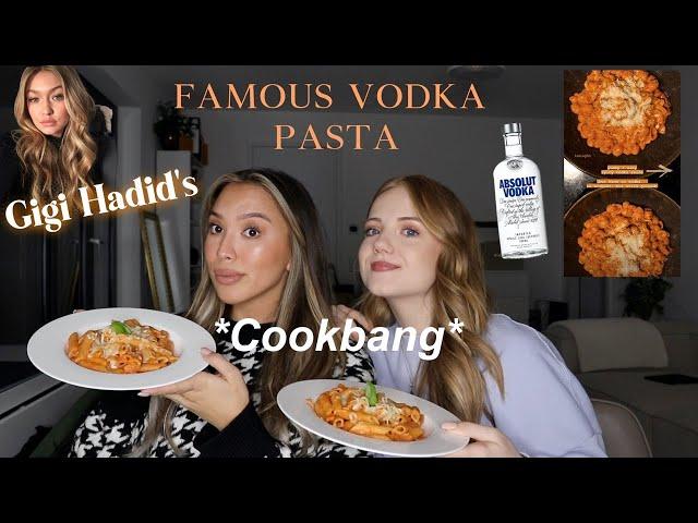 COOKBANG über Freundschaft ft. my BFF: Vodka Pasta alla Gigi Hadid