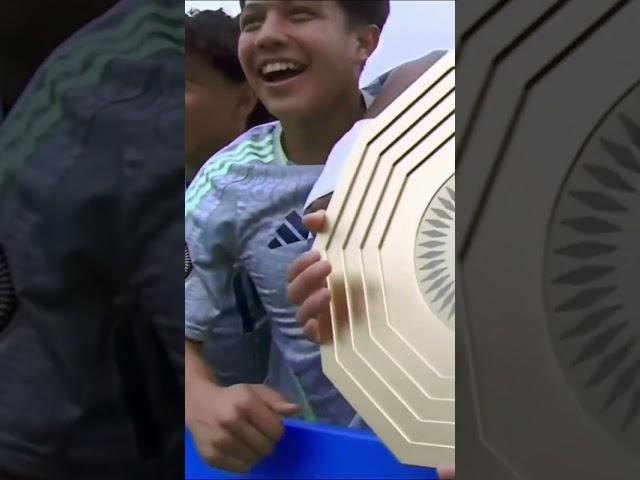 Así festejo la ￼ selección mexicana sub17 varonil clasificación al mundial de catar  2025