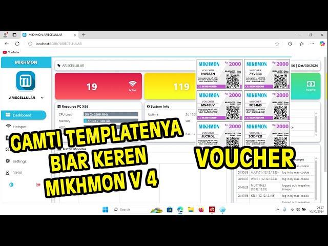 Cara ganti template voucher mikhmon 4