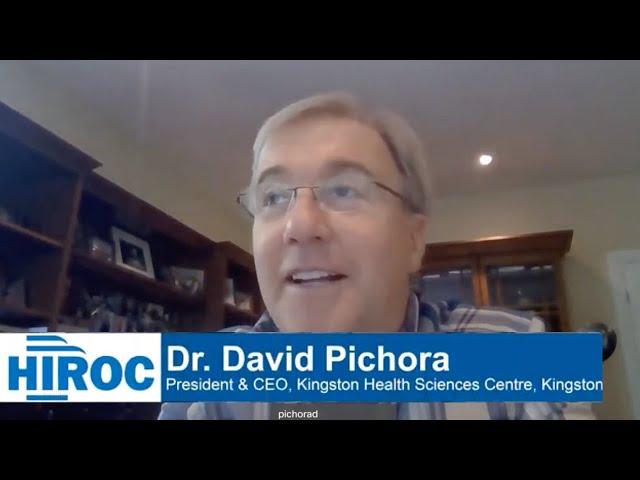 Get to Know HIROC’s Newest Board Members: Dr. David Pichora