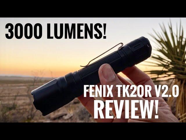 NEW! Fenix Tk20R V2.0 Flashlight Review!