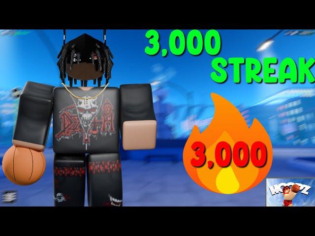 Hitting 3,000 Streak On Hoopz!?! | ROBLOX BASKETBALL| (After Update)